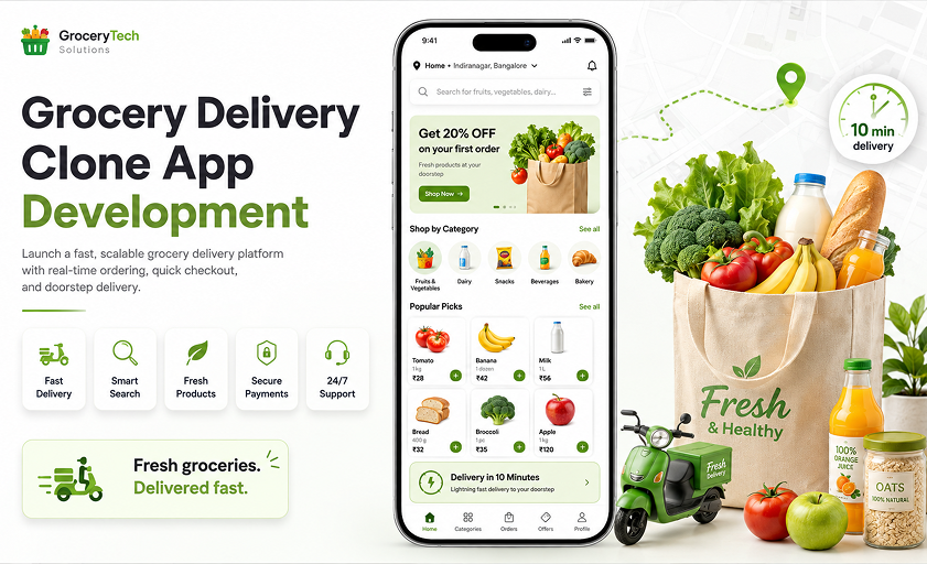 Grocery Delivery Clone App Development