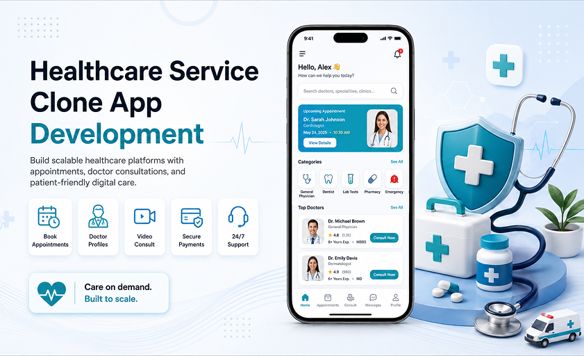 Healthcare Service Clone App Development