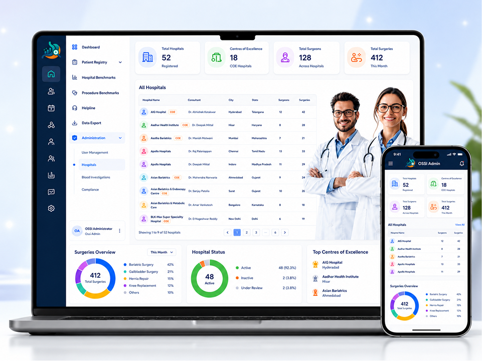 Healthcare Appointment &amp; Telemedicine App, Mediway screens