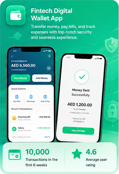 Fintech Digital Wallet App