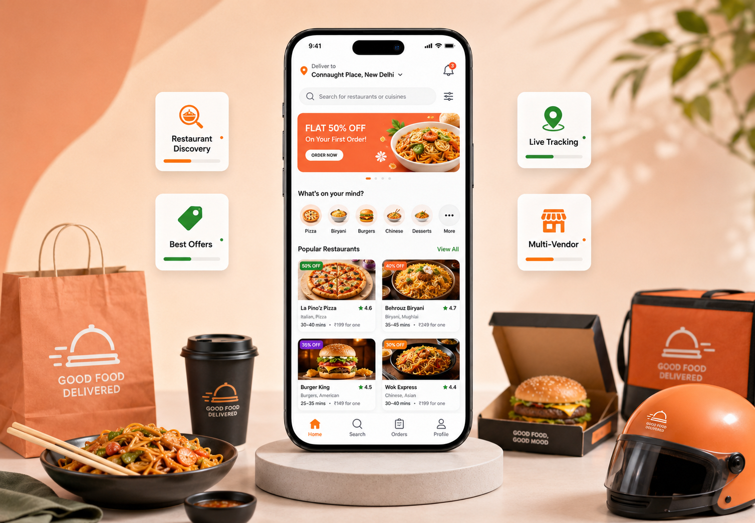 Food Delivery Aggregator App