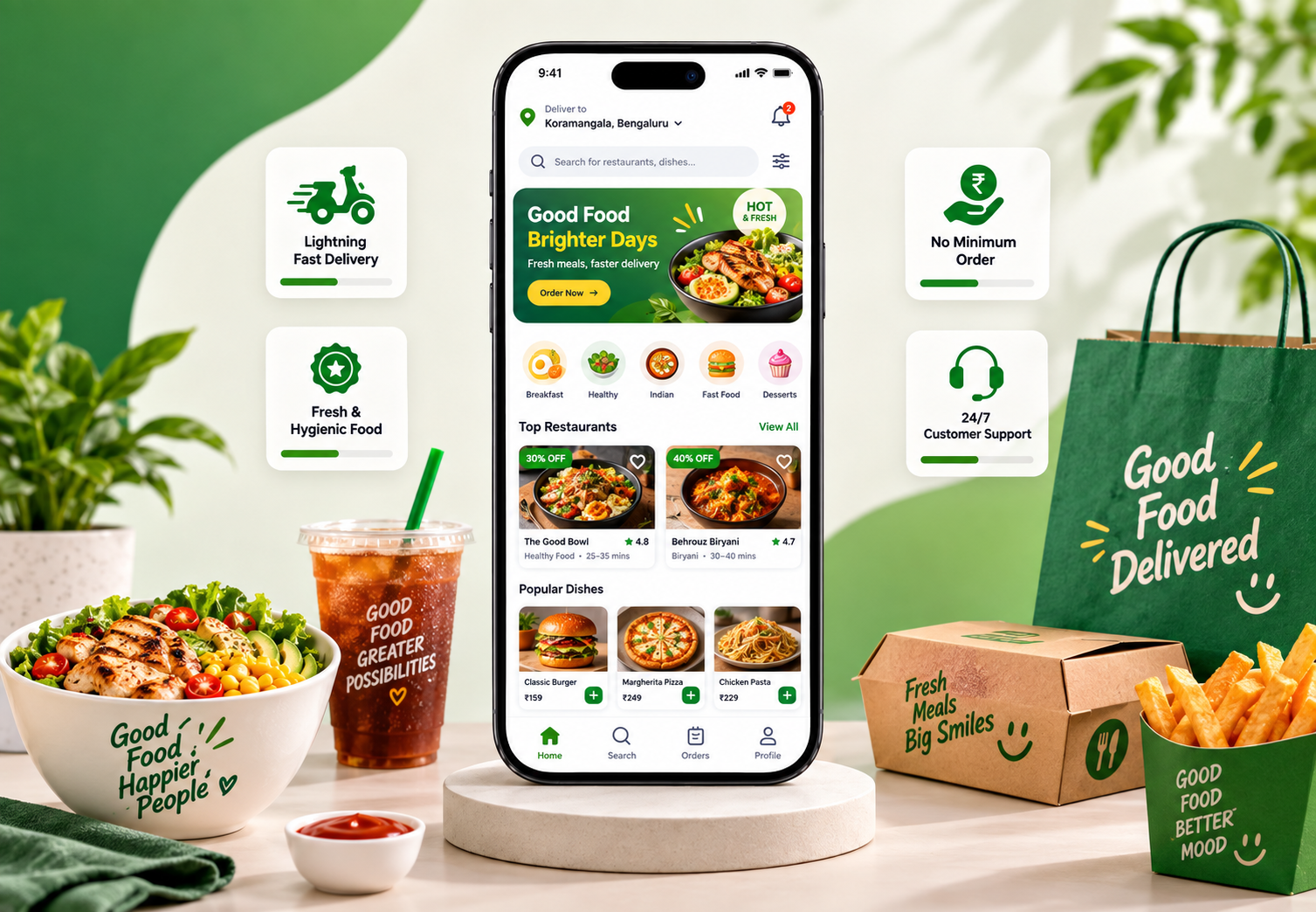 On-Demand  Food Delivery App