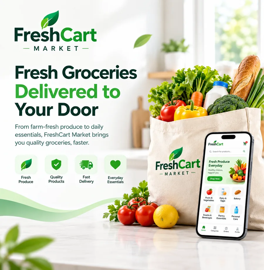 FreshCart Market grocery app
