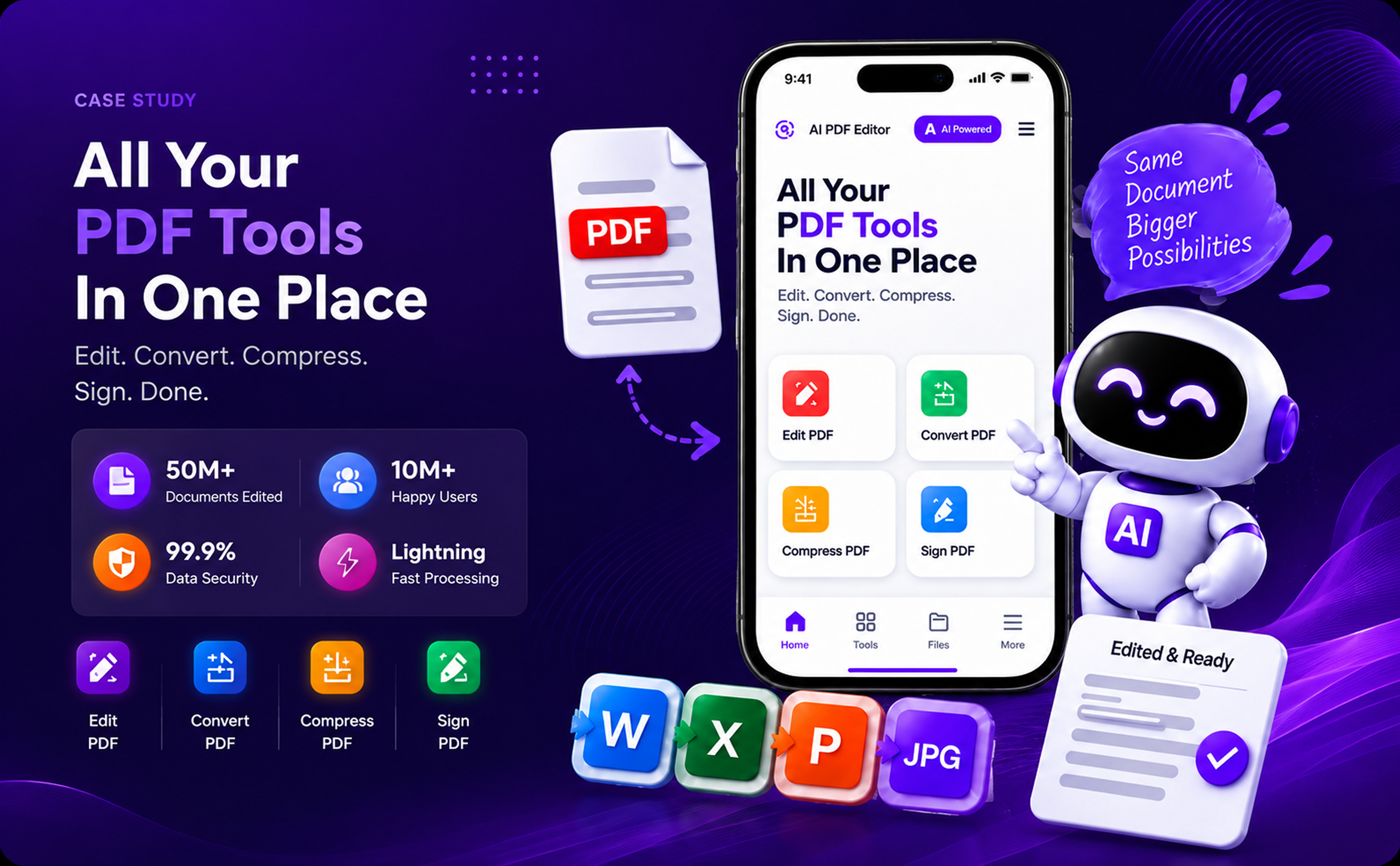 The PDF Edit — all-in-one PDF tools case study