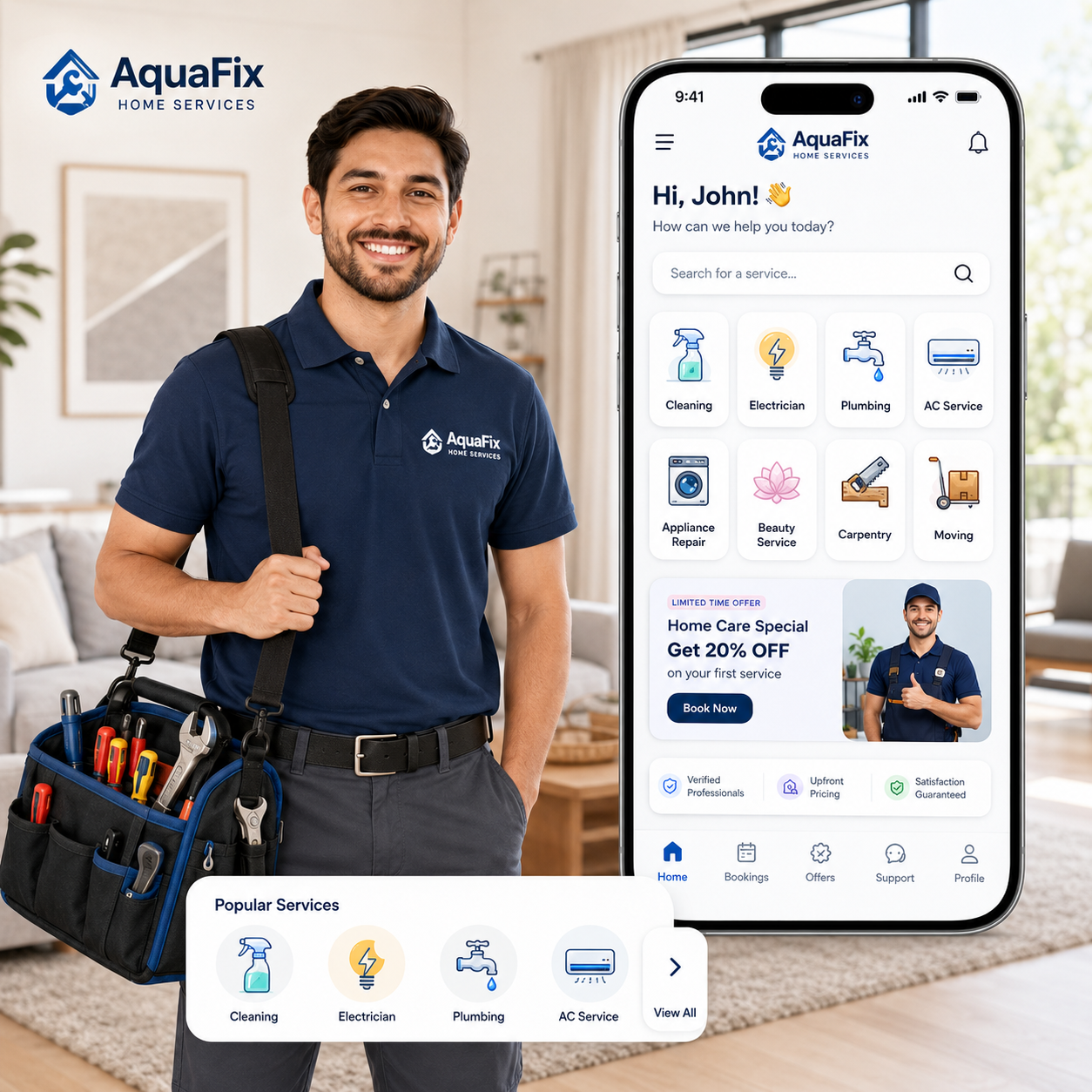 On-Demand Services progressive web app development