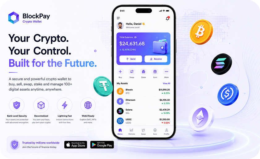 Blockchain & Crypto Apps — showcase 1