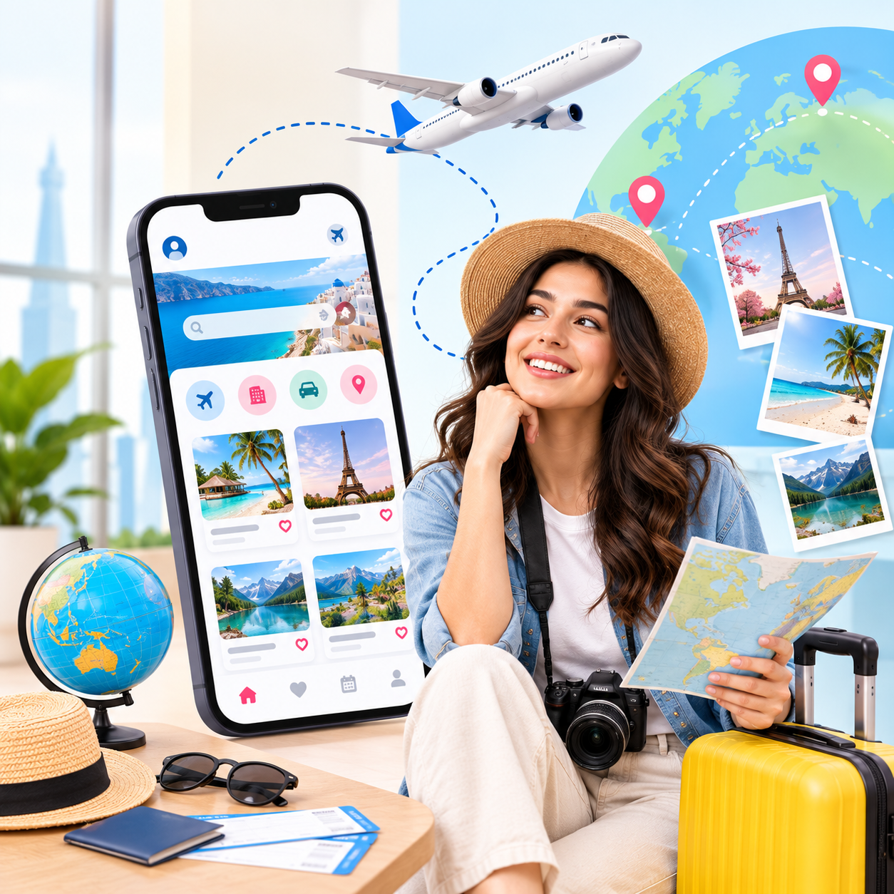 Travel Agent app screen