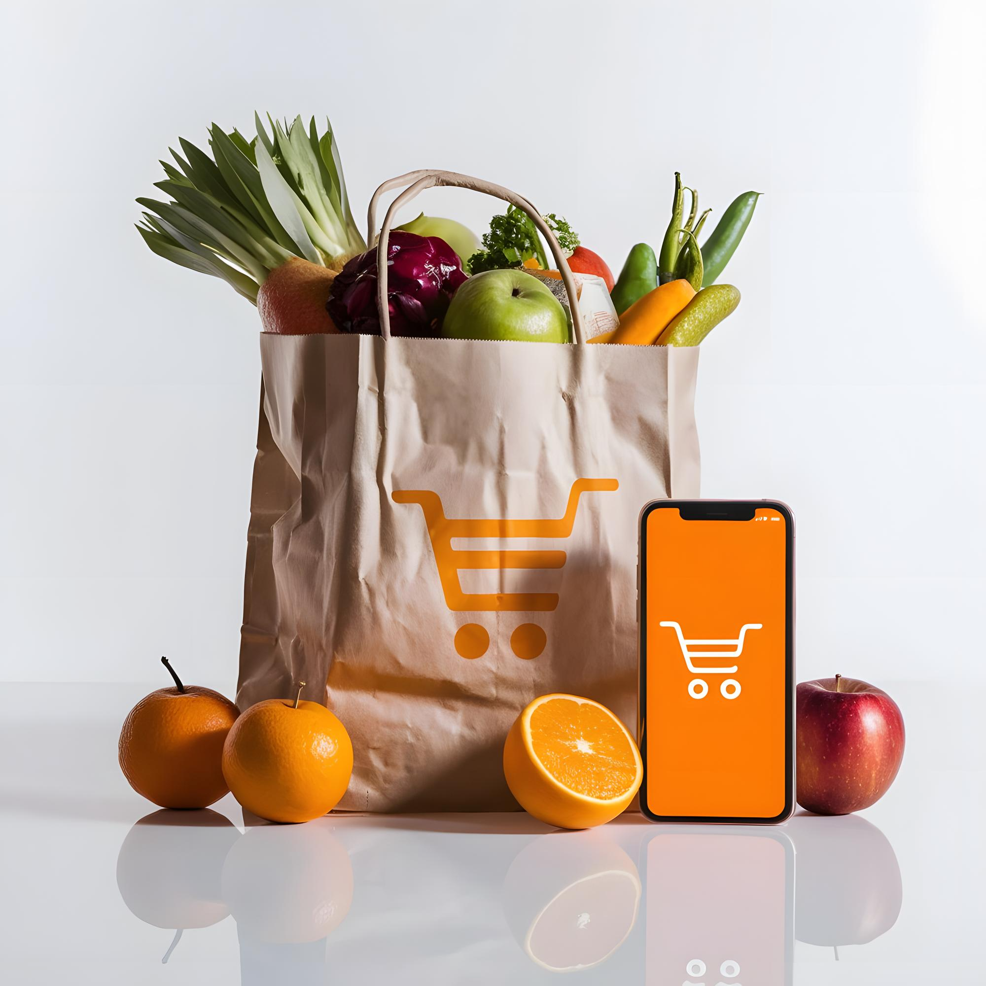 Grocery Delivery app screen